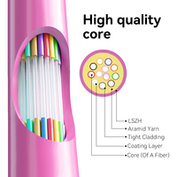 Cable Troncal de Fibra Óptica MPO de Alta Calidad Personalizable de 1/2/3/4M, 8/12/24 Hilos, Polaridad B, Multimodo, para Centro de Datos, APC/UPC
