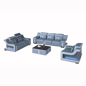 Style italien meubles de salon canapé en cuir de bureau avec lumière <span class=keywords><strong>LED</strong></span> - Product Image 4