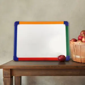 Double Sides Magnetic Dry Earase Board 9*12'' Small Whiteboard For Student Kid Writing Drawing Learning