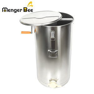 Equipo de cosecha de miel manual de grado profesional Extractor de miel de acero inoxidable de 2 marcos - Product Image 4