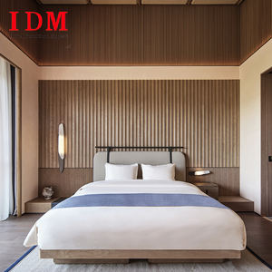 Muebles de <span class=keywords><strong>Hotel</strong></span> IDM, Juego de Habitación Moderno con Cama Doble de Madera Personalizada y Sofá, Proveedor para Proyectos de Hoteles Boutique de 5 Estrellas - Product Image 3