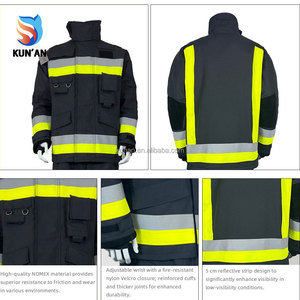 <span class=keywords><strong>Traje</strong></span> de Bombero Nomex Resistente a las Llamas, <span class=keywords><strong>Traje</strong></span> de Bombero de Aramida para Incendios Forestales, <span class=keywords><strong>Precio</strong></span> del <span class=keywords><strong>Traje</strong></span> de Bombero de Grado Marino - Product Image 4