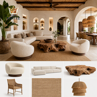 Ensemble de meubles d'hôtellerie sur mesure Vantel, canapé moderne pour salon, table basse pour hôtel boutique, complexe hôtelier, villa