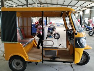 Suministro Directo de Fábrica, Auto Rickshaw Eléctrico de 2 Filas, 2000W, <span class=keywords><strong>Taxi</strong></span> Eléctrico de 3 Ruedas con Toldo para Lluvia, para el Mercado de África e India - Product Image 6