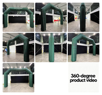 Porte d'entrée gonflable personnalisée, arche gonflable géante imperméable et renforcée, arche publicitaire gonflable de qualité commerciale