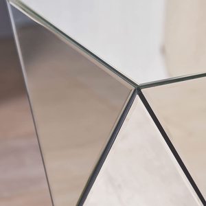 Vente en gros de nouveautés, table <span class=keywords><strong>console</strong></span> de <span class=keywords><strong>couloir</strong></span> polygone de luxe avec miroir, meubles de chambre - Product Image 3