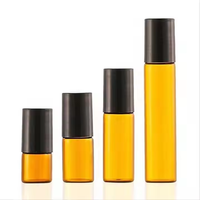 Petite bouteille en verre à bille, compacte et facile à transporter, pour usage quotidien en voyage, avec impression sérigraphique, couleurs personnalisables disponibles