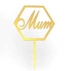 I <span class=keywords><strong>Love</strong></span> Mamma Festa della Mamma Acrilico <span class=keywords><strong>Cake</strong></span> Topper - Product Image 1
