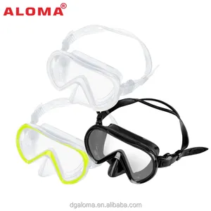 ALOMA 2024 Schnorchellaufschau Maske Schnorcheln Tauchbrille niedriges Volumen rahmenlose Tauchmaske für Erwachsene