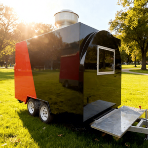 Outdoor Multifunctional Mobile Food Truck Fully Equipped Snack Food Chips Catering Cart - Product Image 1
