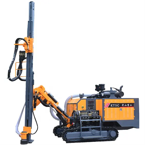 NEW POPULAR CNS DRILLING WITH AIR COMPRESSORS BOREHOLE BLASTING HT400 SURFACE DTH MINE DRILLING RIG