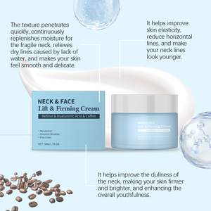 Crème raffermissante pour le cou et le visage au rétinol, atténue les ridules, hydratante, 50g, pour peaux sèches et sensibles, utilisation quotidienne matin et soir - Product Image 3