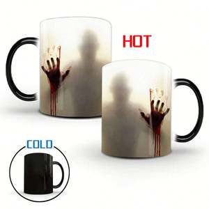 Tazas de Sublimación Personalizadas al por Mayor de 11 oz - Taza de Café Mágica que Cambia de Color con Logotipo, Taza de Cerámica Activada por Calor para Regalo Promocional - Product Image 4