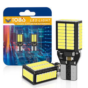 YOBISขายส่งT15 4014-54 Bcakupย้อนกลับโคมไฟไฟท้ายรถไฟเบรคอัตโนมัติLED Canbus <span class=keywords><strong>WY16W</strong></span> W16W T15 หลอดไฟเลี้ยวสัญญาณหลอดไฟ - Product Image 2