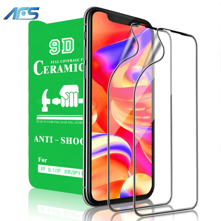 Anti shock cell phone 9D clear screen protector film for Redmi note 4 4x 5 6 7 7s 8 9 9s 9t 10 pro max 4g 5g