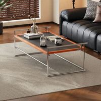 Table basse pliante en bois massif de style nordique moderne et simple, style antique pour la maison, le salon, le bureau, les petits appartements, la salle à manger