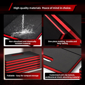 Hochelastische Geprägte Faltbare EVA-Kniematte Wasserdichte Outdoor-Autoreparatur-Bodenmatte Picknick- & Campingmatte - Product Image 3