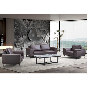 Ensemble de canapés de <span class=keywords><strong>réception</strong></span> pour bureau de direction au design moderne, multifonctionnel pour la maison, le bureau et les hôpitaux, couverture en cuir, hall d'appartement - Product Image 5