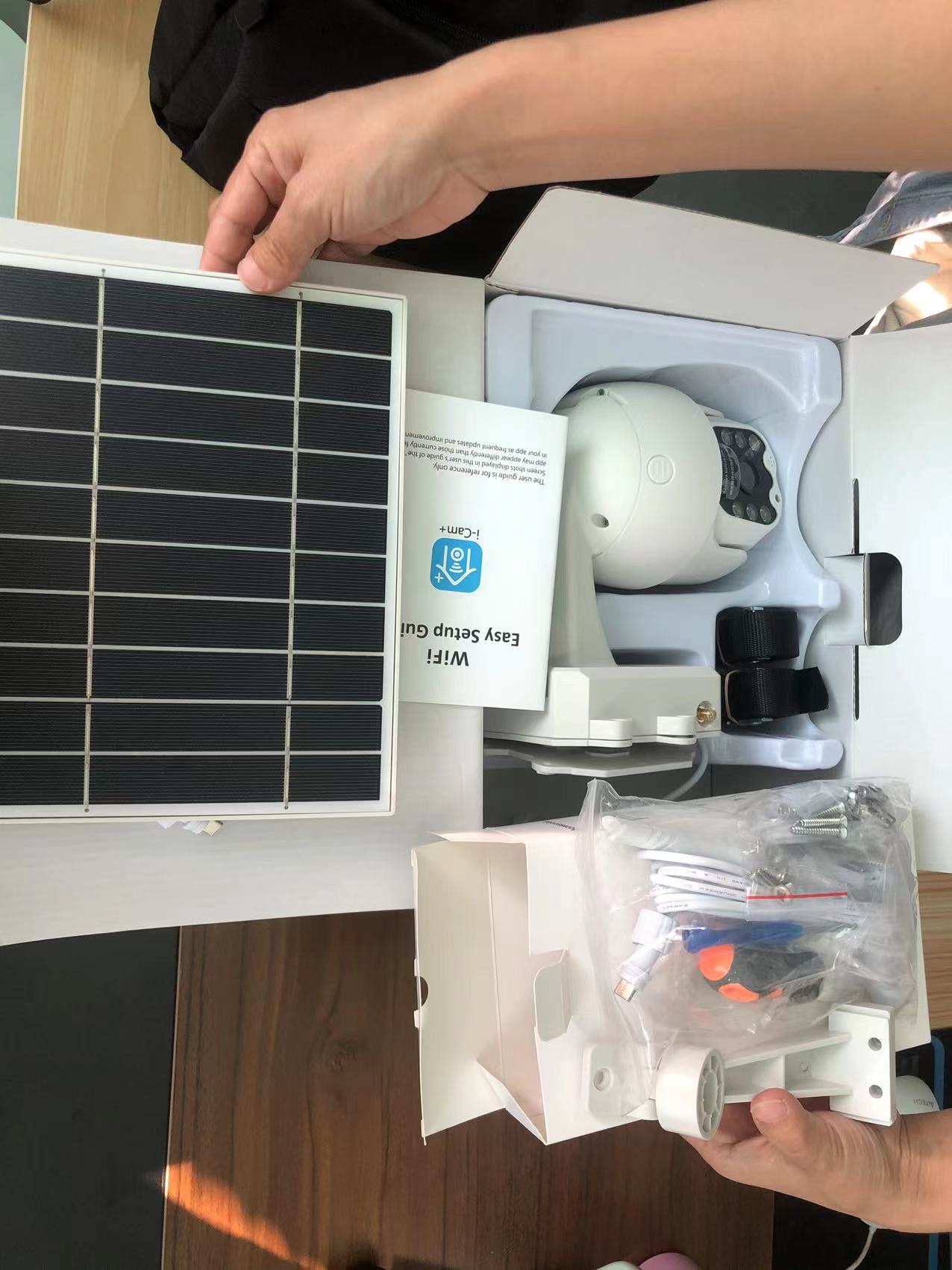 Sistema de segurança solar impermeável exterior sem fio da câmera de Ptz Wifi /4g da baixa potência do Smart Home de Glomarket