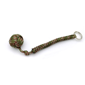 Cordon <span class=keywords><strong>de</strong></span> survie tactique <span class=keywords><strong>de</strong></span> camping 550 Paracord Monkey Fist avec boule en acier - Product Image 3