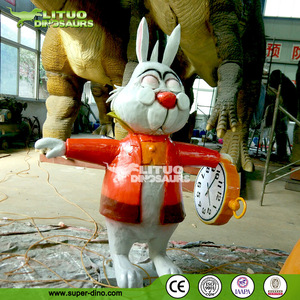 Decoración para el Día de Acción de Gracias, Modelo Animatrónico de Cuento de Hadas, Animal de Dibujos Animados, <span class=keywords><strong>Conejo</strong></span> - Product Image 3