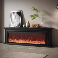 Personnalisé Moderne LED Réchaud Décoratif Autoportant Salon Français Cheminée Flamme Artificielle Chauffage pour Hôtel Maison