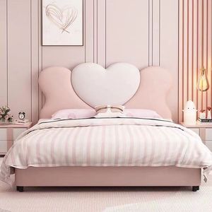 Castello di fiaba principessa bambini letto rosa cuore Design <span class=keywords><strong>per</strong></span> le ragazze camera da letto decorazione della camera delle ragazze con tema sognante - Product Image 6