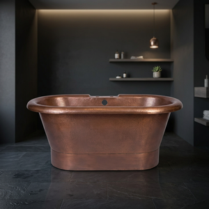 Baignoire en cuivre simple et double, en acrylique blanc, vente directe du grossiste indien - Product Image 5