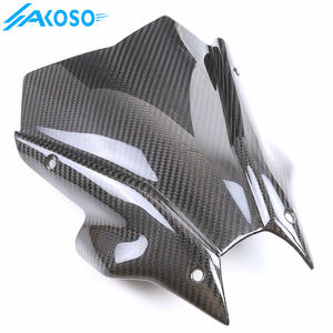 AKOSO 100% 3K fibre de carbone moto avant déflecteurs d'air pare-brise pare-brise pour <span class=keywords><strong>Yamaha</strong></span> <span class=keywords><strong>MT09</strong></span> FZ09 2021 2022 <span class=keywords><strong>2023</strong></span> 2024 - Product Image 3