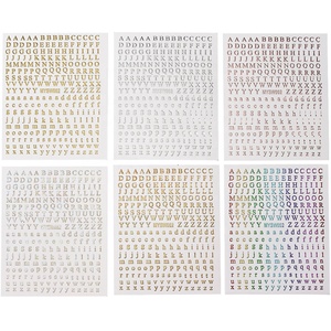 Autocollants pour ongles en lettres anglaises 26, 8*10 cm, transferts, décalcomanies, décoration d'art d'ongles DIY, manucure, sliders 3D, produits pour ongles, cosmétiques de salon - Product Image 5