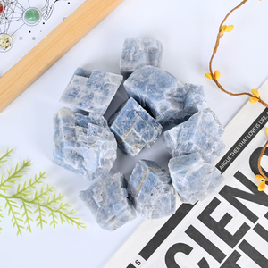 All'ingrosso pietra di cristallo <span class=keywords><strong>grezza</strong></span> naturale alla rinfusa pietra curativa <span class=keywords><strong>grezza</strong></span> <span class=keywords><strong>Calcite</strong></span> blu per la decorazione - Product Image 2