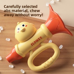 Mini <span class=keywords><strong>trompette</strong></span> anti-chute de haute qualité pour enfants, jouet pour bébé, harmonica mignon et amusant - Product Image 1