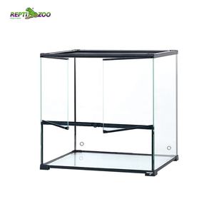 162 L PHK08 çift menteşe kapılar ve iki drenaj sürüngen kafesi ile Ultra net cam teraryum Habitat - Product Image 1