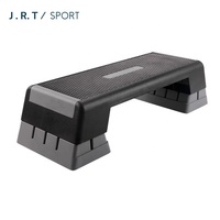 Plataformas de Step Ajustables Antideslizantes de 98 cm, Material ABS TPR, Soporte de 250 kg, Colores y Logotipo Personalizables para Gimnasio, Fitness y Aeróbicos