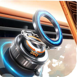 Support de téléphone magnétique rotatif à 360° pour voiture YUANSHENG DM-CPH-<span class=keywords><strong>02</strong></span>, compatible avec les appareils de <span class=keywords><strong>4</strong></span> à 7,2 pouces [<span class=keywords><strong>109</strong></span> LBS, le plus résistant] - Product Image 1