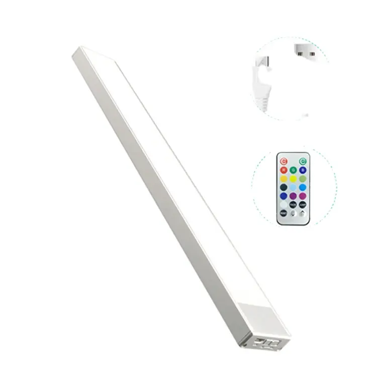 RGB 18w LED-Röhren leuchte USB wiederauf ladbar Magnetisch Einfach zu installieren 3000k 5000k 6000k Smart Indoor LED-Röhre Linear licht