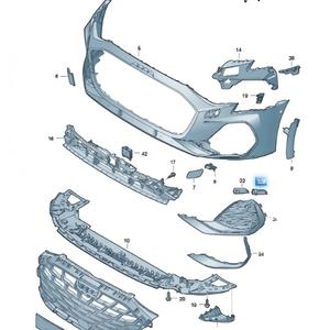 Soporte para Faros Antiniebla para <span class=keywords><strong>Audi</strong></span> <span class=keywords><strong>A3</strong></span> 2024- 8YG919261C 8YG919262C 8Y0919261D 8Y0919262D Soporte para Sensor Deportivo Piezas de Parachoques de Automóvil - Product Image 4