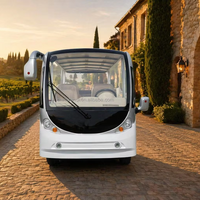 Autobús Turístico Eléctrico Ecológico de Lujo para 14 Pasajeros, Vehículo de Transporte para Recorridos Turísticos Urbanos Modernos
