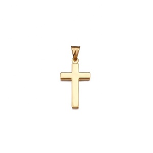 Collier en acier inoxydable plaqué or et argent avec pendentif croix Jésus-<span class=keywords><strong>Christ</strong></span> pour hommes et femmes, vente en gros - Product Image 5