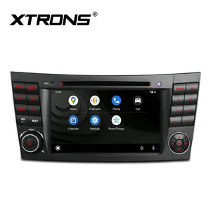 XTRONS 7 Inch Touch Screen Android 12 AutoRadio 2 Din Car Radio Stereo For Mercedes-benz W211 E200 E220 W219 CLS 350 2002-2006