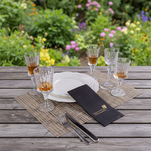 ผ้าเช็ดปากพับพิมพ์ลายสีสันตามสั่ง ปราศจากฝุ่น ย่อยสลายได้ สำหรับโรงแรม งานอาหารตะวันตก งานเลี้ยง และงานกาแฟ - Product Image 3