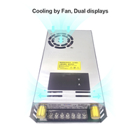Fuente de Alimentación Conmutada de 600W CA a CC de 12V 24V 36V 48V 60V 80V con Doble Pantalla Digital Probador Ajustable de CC PSU SMPS