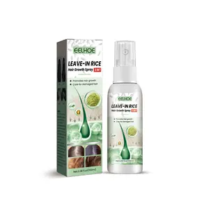 Eelaze-productos para el cuidado del cabello, Spray de aceite para el crecimiento del cabello, de alta calidad, vegana, orgánico, arroz, agua, rápida y gruesa