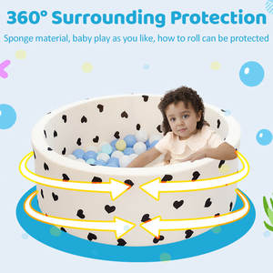 Vente chaude Portable Toddler Ball Pit pliable intérieur-extérieur Playhouse pour bébé <span class=keywords><strong>piscine</strong></span> à balles pour cadeaux d'anniversaire pour garçons filles - Product Image 5