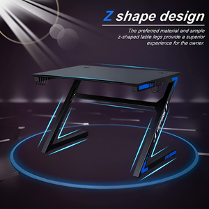 Mát Z hình dạng màu đen chơi game Bảng PC Bàn cho thanh niên nghiên cứu bảng Bàn máy tính - Product Image 2