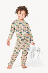 Tela de popelina de algodón peinado transpirable personalizada con estampado Digital de <span class=keywords><strong>La</strong></span> Bubu de dibujos animados bonitos de muestra gratis para camisetas infantiles - Product Image 6