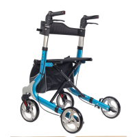 Vente en gros de déambulateur de mobilité médicale de petite taille d'emballage avec siège et poignées rembourrés souples TRA21H