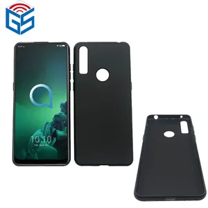 Yumuşak mat puding jel TPU telefon kılıfı kapak için Alcatel 3X 2019