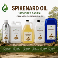 Huile Essentielle de Spikenard Biologique Distillée à la Vapeur 100% Pure Naturelle Extrait de Plante de Nardostachys Jatamansi Cultivée Qualité Cosmétique