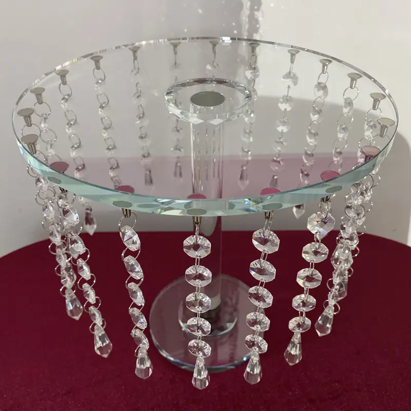 Décoration de gâteau en cristal, pour fête de mariage, mariage, luxe